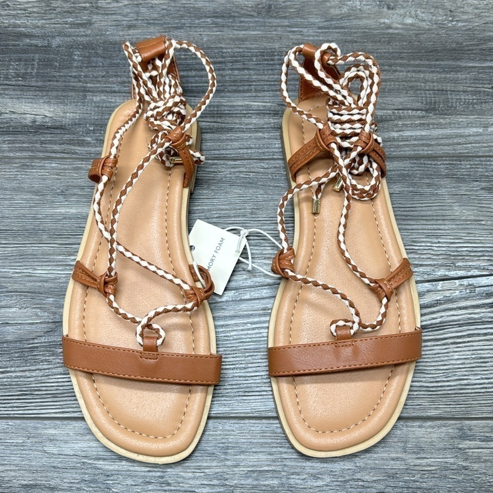 Women's Aurelie Lace-Up Sandals - Universal Thread - Picture 4 of 7